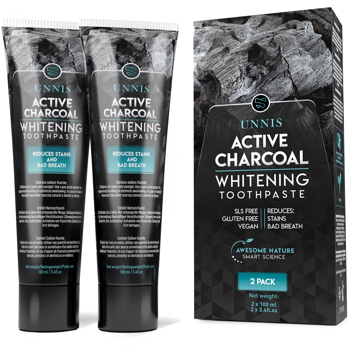 Unnis Natural Coconut Charcoal
