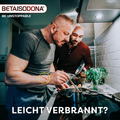 Betaisodona® Salbe 100 g – Antiseptische Wundsalbe mit Povidon-Iod – gegen 99,9% der Keime, sanft & hautverträglich – auch für Kinder ab 1 Jahr – ohne Brennen, ideal für die Hausapotheke