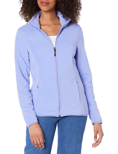 Amazon Essentials Ladies Zip Up Fleece Jacket Classic Fit Knitted Fleece (Available in Plus Sizes)