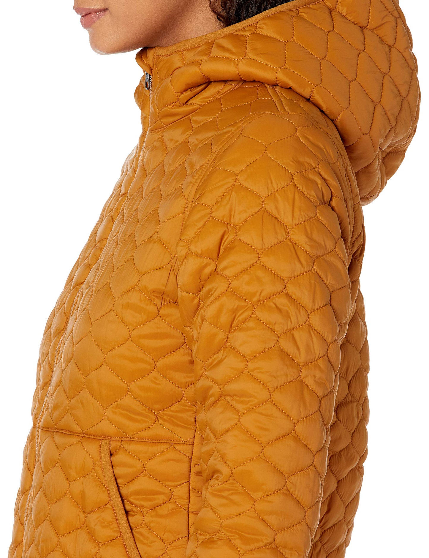 Amazon Essentials Women's Lightweight Quilted Water-Repellent Quilted Jacket with Sherpa Lining and Full Zip