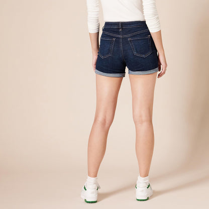 Amazon Essentials Women's Denim Shorts, 12.7 cm Inseam