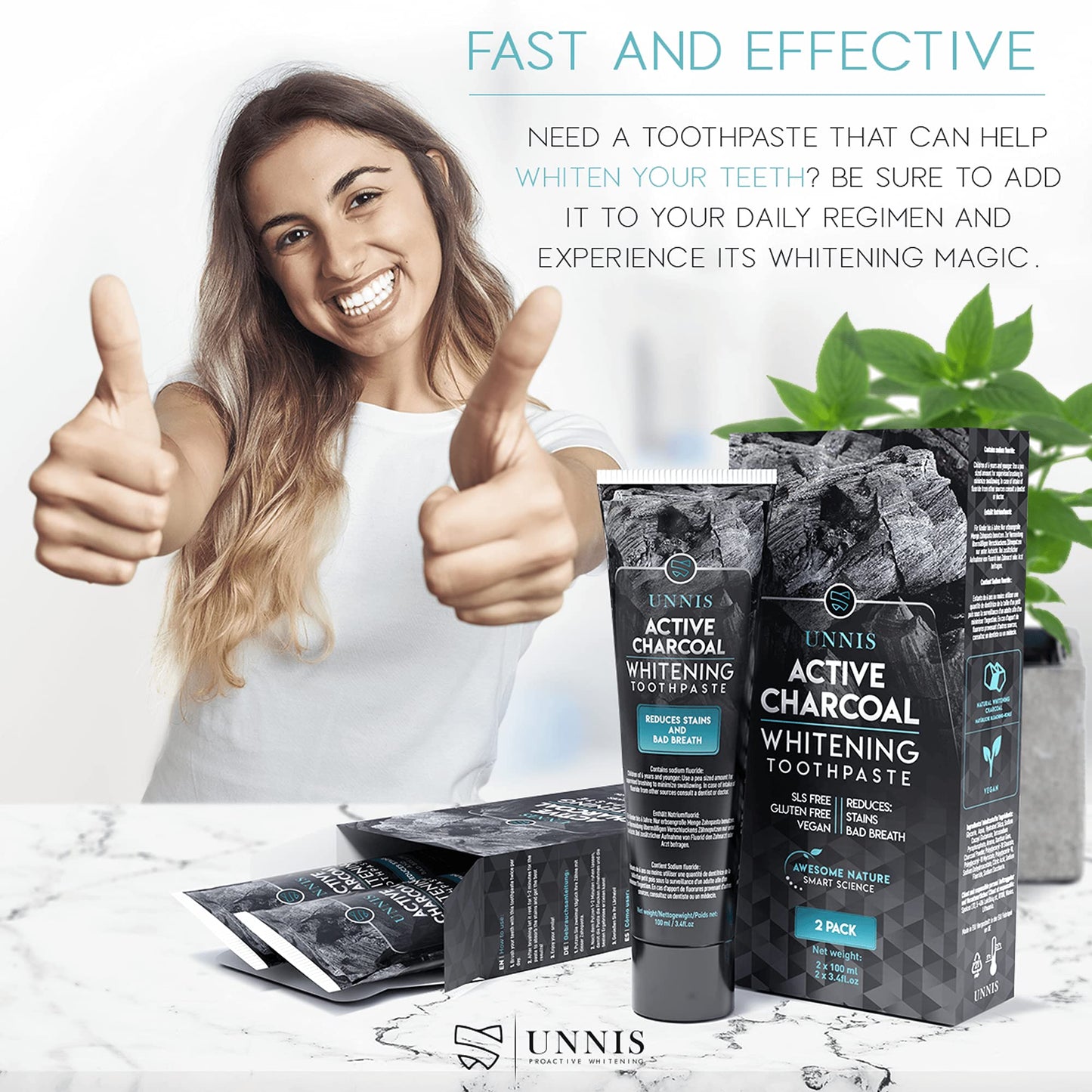 Unnis Natural Coconut Charcoal
