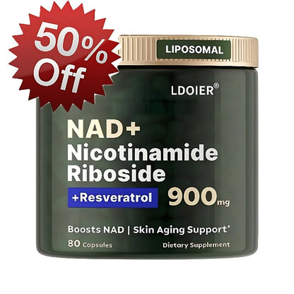 NAD+ Dietary Supplement with Resveratrol for Healthy Aging, Immunity and Cell Repair