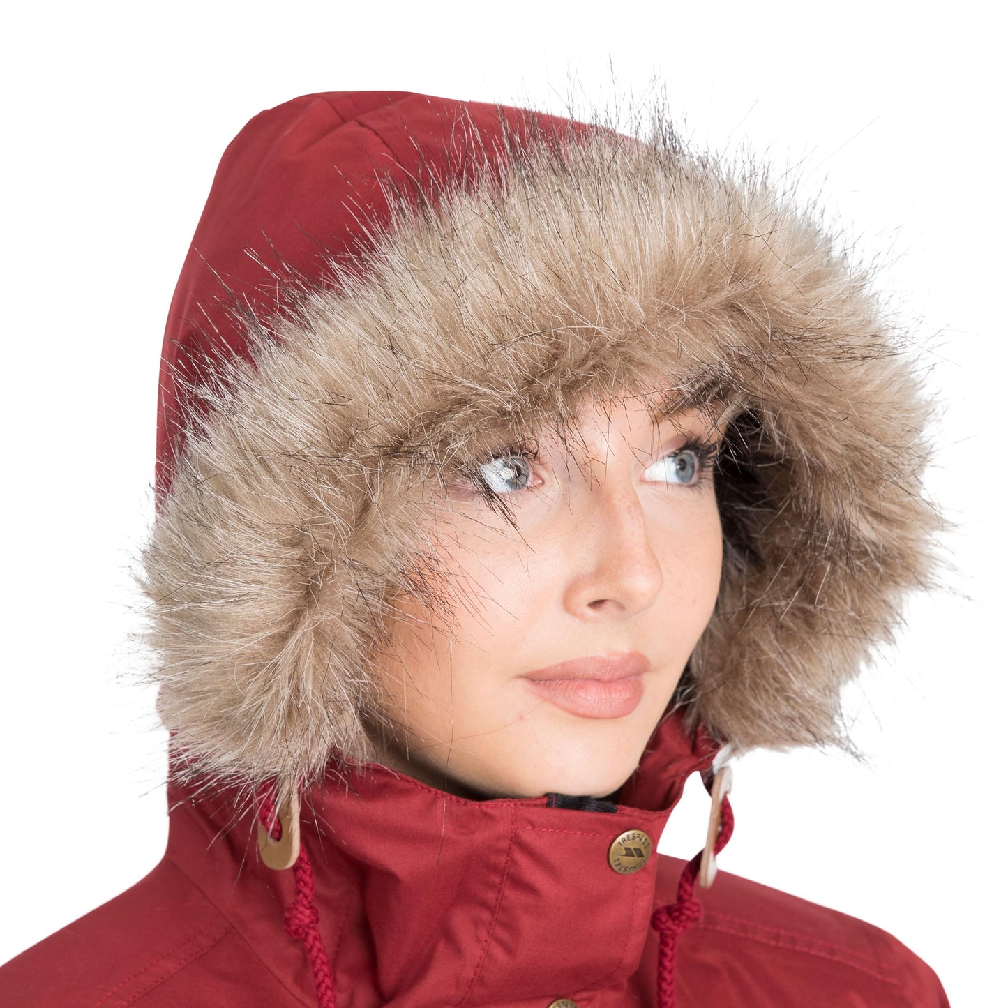 Trespass Clea Women's Jacket, Waterproof with Roll-Up Hood