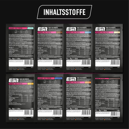 ESN Premium Designer Whey Protein Pulver, Cherry Yogurt, 1 kg, bis zu 23 g Protein pro Portion, ideal zum Muskelaufbau und -erhalt - made in Germany