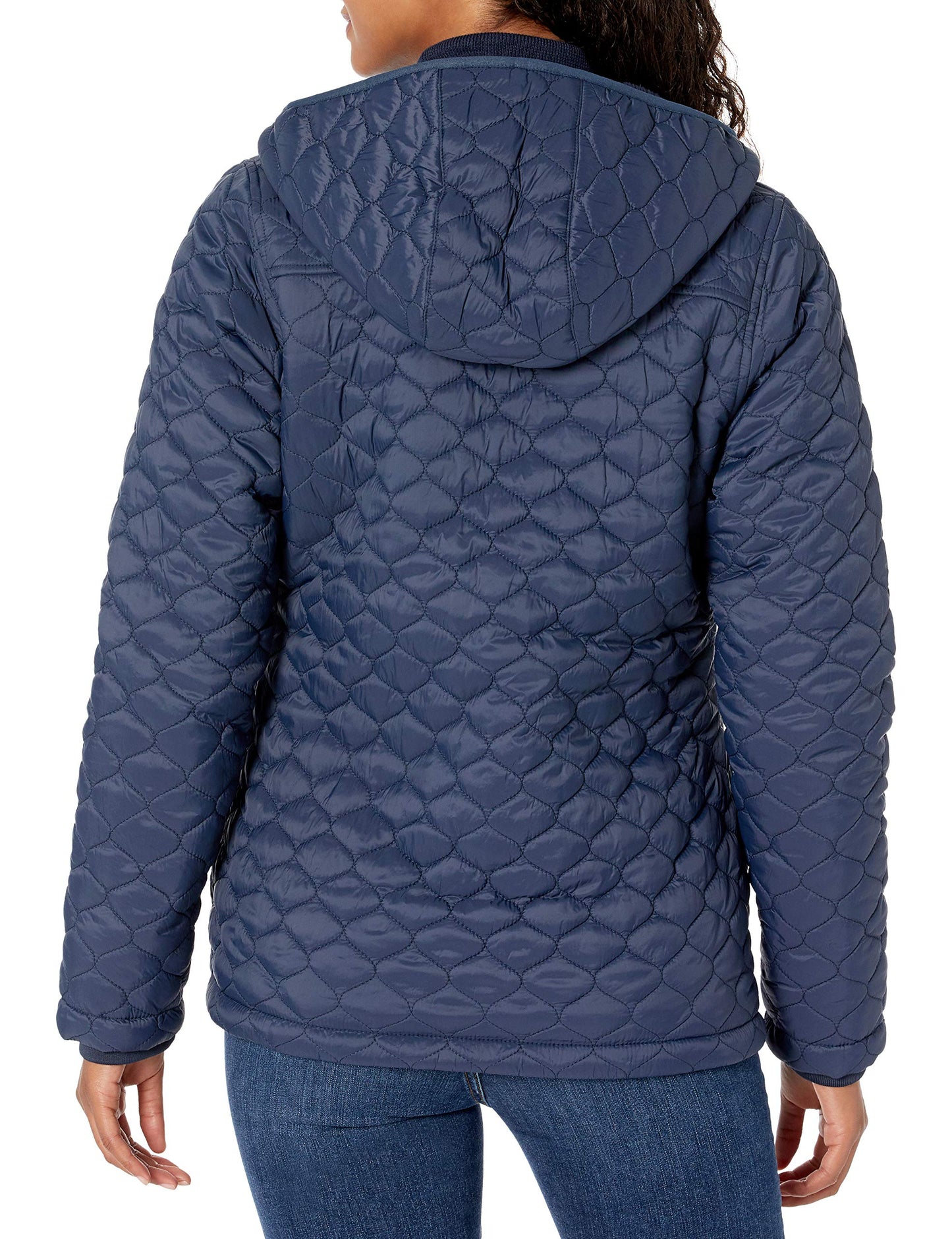 Amazon Essentials Women's Lightweight Quilted Water-Repellent Quilted Jacket with Sherpa Lining and Full Zip