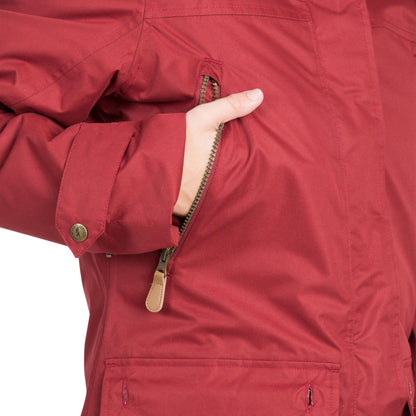 Trespass Clea Women's Jacket, Waterproof with Roll-Up Hood