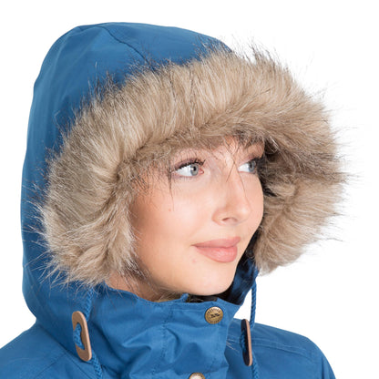 Trespass Clea Women's Jacket, Waterproof with Roll-Up Hood