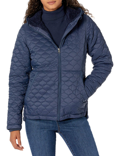 Amazon Essentials Women's Lightweight Quilted Water-Repellent Quilted Jacket with Sherpa Lining and Full Zip