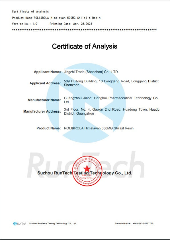ROLI&ROLA Shilajit Resin 50g