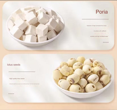Four Gods Soup With Poria Gorgonzola And Job's Tears In Chinese Medicine