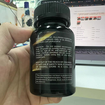 Shilajit 9000 Panax Ginseng 1500MG Ashwagandha 2000MG Rhodiola Rosea 999MG, Turmeric 500MG, Gingko Biloba 500MG, Stinging Nettle 250MG, Cordyceps Mushroom 500MG  60 Caps