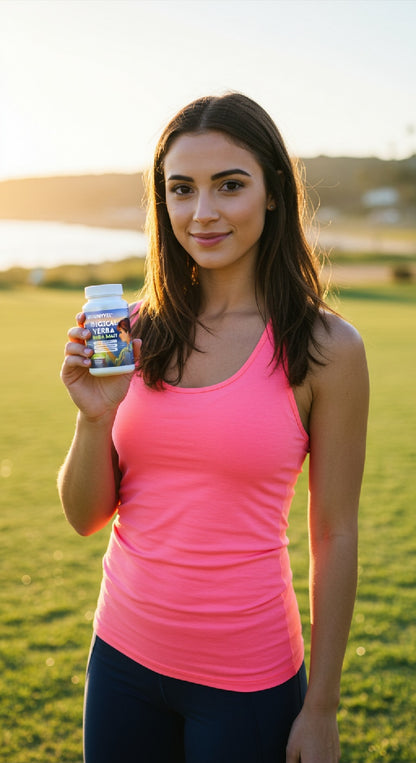 WINYEL Yerba Mate Capsules 75mg Natural Caffeine Per Capsule Natural Plant-Based Energy & Focus Support Supports Mental Clarity & Digestive Wellness Gut Health 60 Capsules